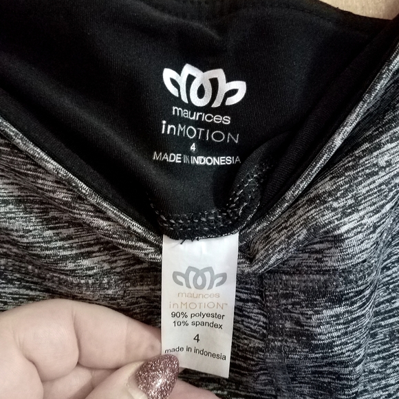 Maurices inMOTION Leggings Plus Size 4 Grey - Picture 5 of 6